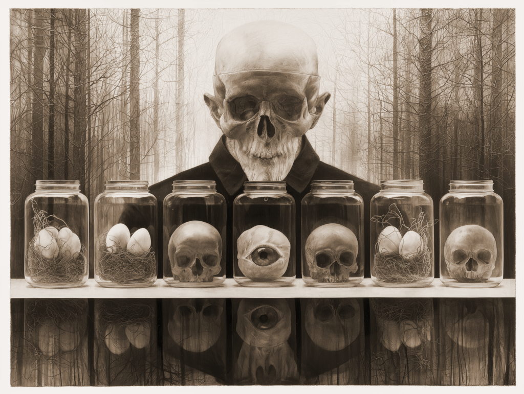 Charcoal artwork by Rouzbeh Rashidi